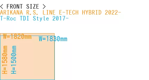 #ARIKANA R.S. LINE E-TECH HYBRID 2022- + T-Roc TDI Style 2017-